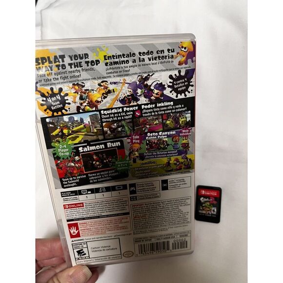 Splatoon 2 Nintendo Video Game‎ Switch Action Shooter Multiplayer E10+ CIA-O - Picture 3 of 6